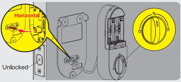 Veise RZ02A Keypad Digital Deadbolt - fig 19