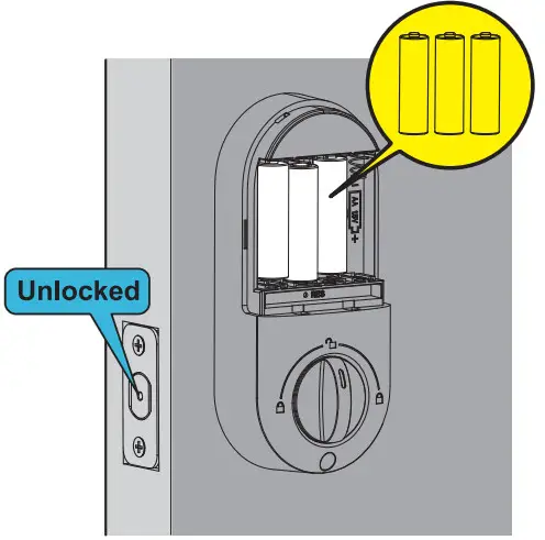 Veise RZ02A Keypad Digital Deadbolt - fig 21