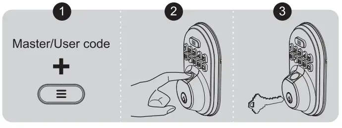 Veise RZ02A Keypad Digital Deadbolt - fig 25
