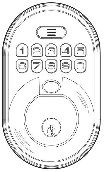 Veise RZ02A Keypad Digital Deadbolt