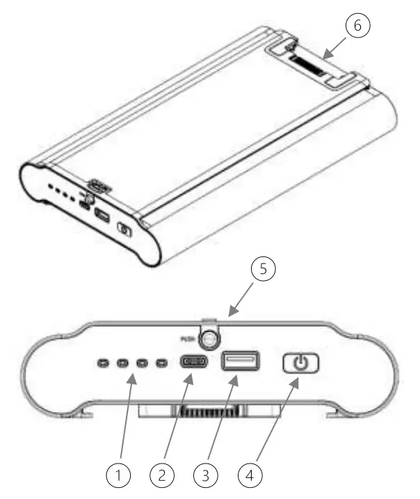 CMS Electracom FR210 Power Bank - overview