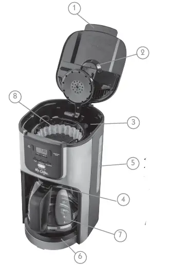 Mr. Coffee JPX37-R Series Coffee Maker fig-1