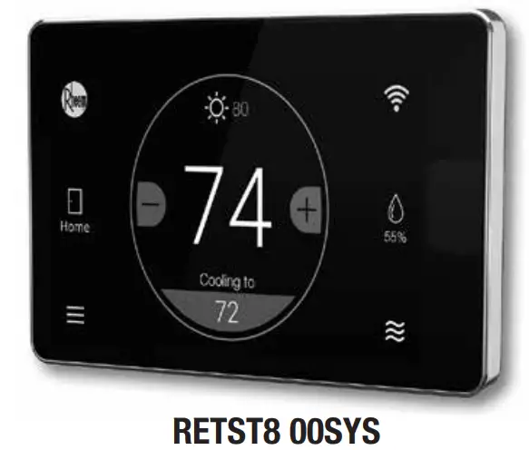 Rheem RA15AZ24AJ3CA Air Conditioners - SMART THERMOSTAT