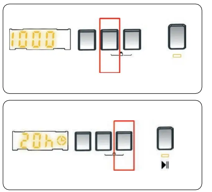 ECG EWF 601000 BlackLine Washing Machine - button 2