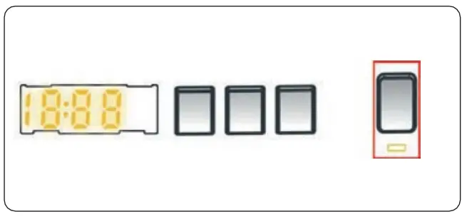 ECG EWF 601000 BlackLine Washing Machine - button 3