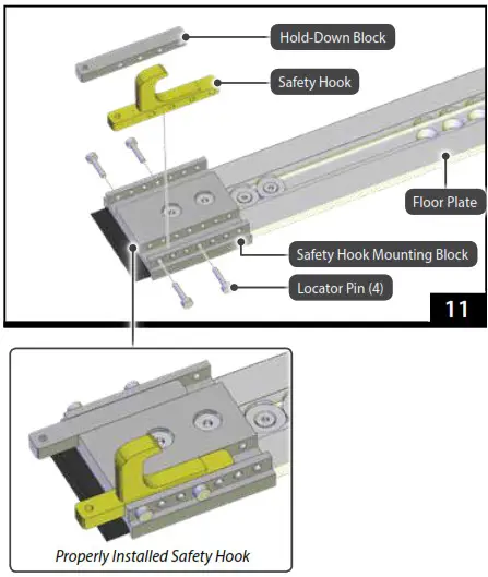 FERNO 082 2019 Safety Hook Kit - Safety Hook Block 4