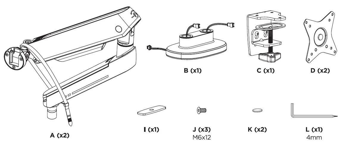 DELTACO-GAMING-GAM-135-W-LINE-Premium-Gaming-Dual-Monitor-Arm-FIG-1