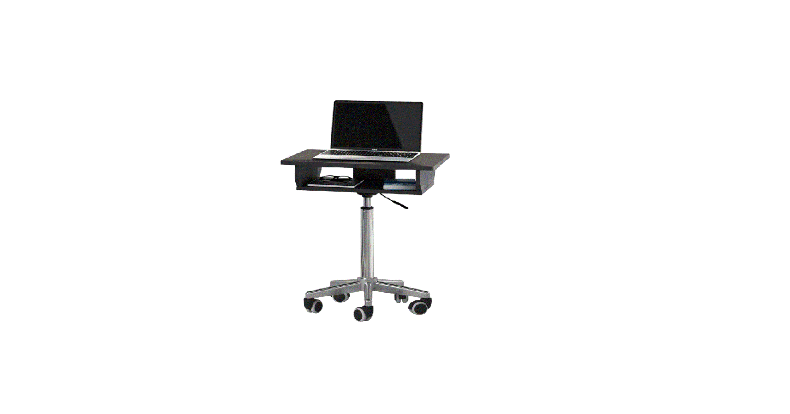 Techni Mobili Rta-b006 Rolling Adjustable Laptop Cart Instruction Manual