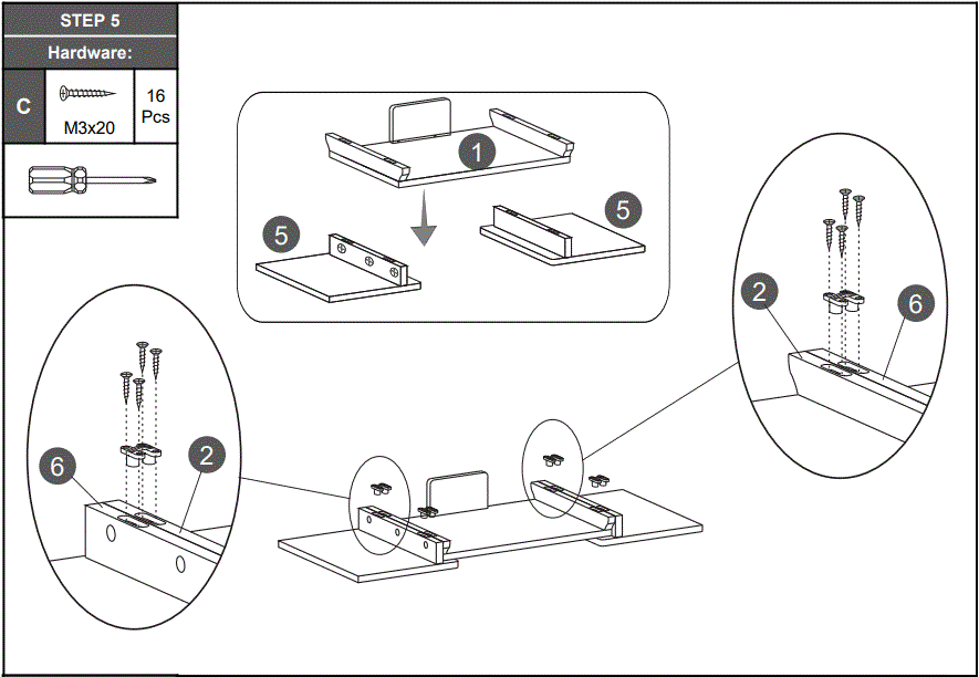 TECHNI-MOBILI-RTA-B006-Rolling-Adjustable-Laptop-Cart-fig-17