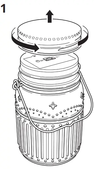 IKEA SOLVINDEN LED Decoration Lighting Table - Figure2