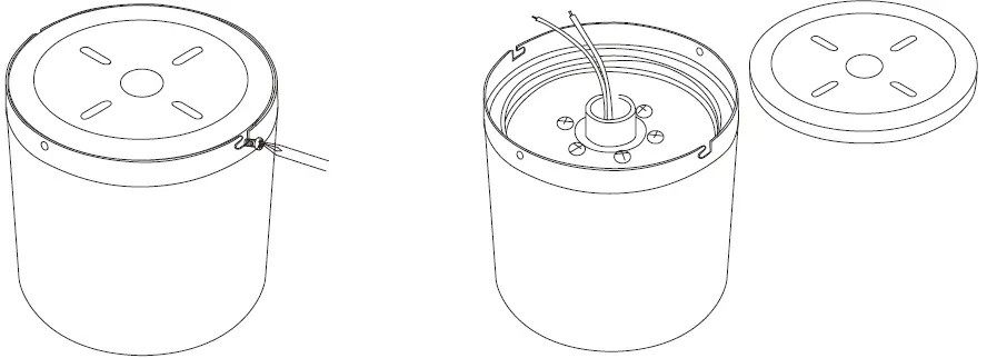 FUFU GAGA KF020229-01 52 Inch Black 3 Wooden Blade Propeller Ceiling Fan 09