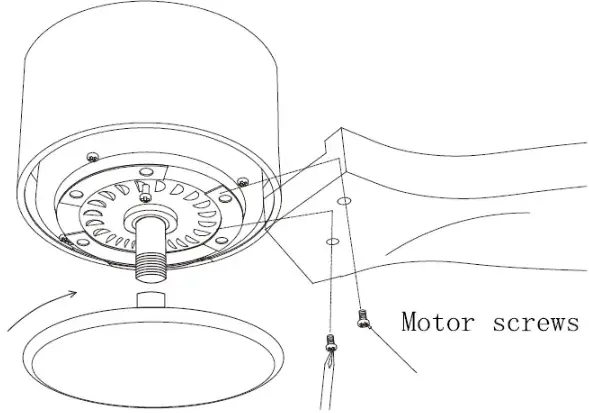 FUFU GAGA KF020229-01 52 Inch Black 3 Wooden Blade Propeller Ceiling Fan 13