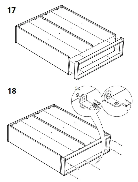 IKEA AA-2352856-3-101 LANESUND TV Storage Combination Grey Brown - fig 13