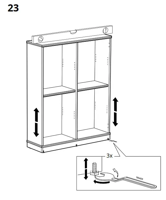 IKEA AA-2352856-3-101 LANESUND TV Storage Combination Grey Brown - fig 17