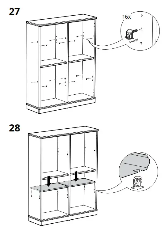 IKEA AA-2352856-3-101 LANESUND TV Storage Combination Grey Brown - fig 21