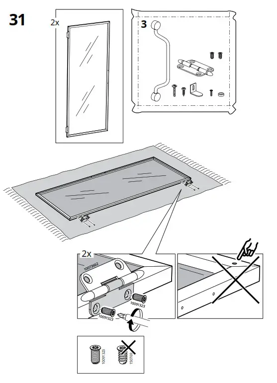 IKEA AA-2352856-3-101 LANESUND TV Storage Combination Grey Brown - fig 26