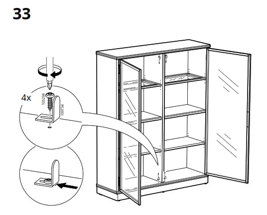 IKEA AA-2352856-3-101 LANESUND TV Storage Combination Grey Brown - fig 29