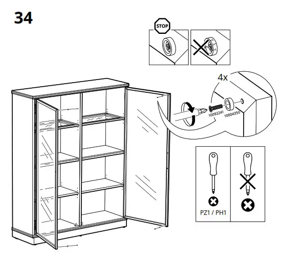 IKEA AA-2352856-3-101 LANESUND TV Storage Combination Grey Brown - fig 30