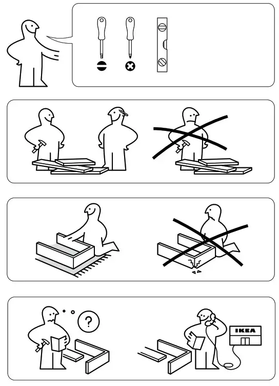 IKEA AA-2352856-3-101 LANESUND TV Storage Combination Grey Brown - fig