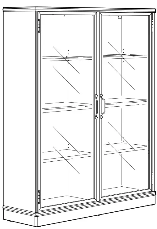 IKEA AA-2352856-3-101 LANESUND TV Storage Combination Grey Brown