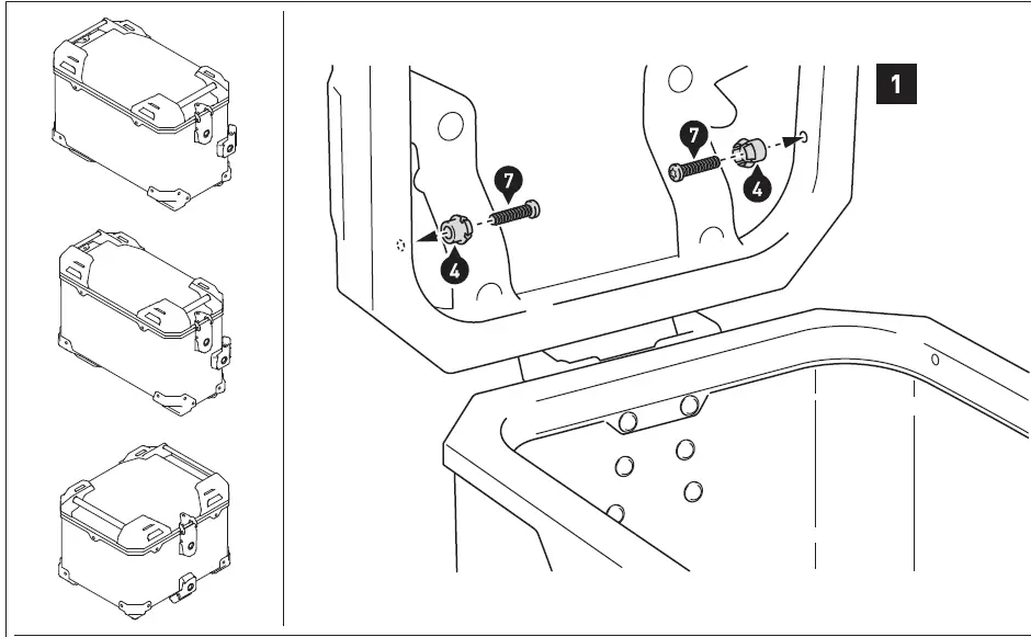 SW-MOTECH KFT.06.921.30000-B Aluminium Case System 16