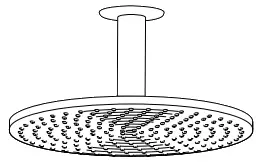 hansgrohe 27471000 Raindance Overhead Shower - feager