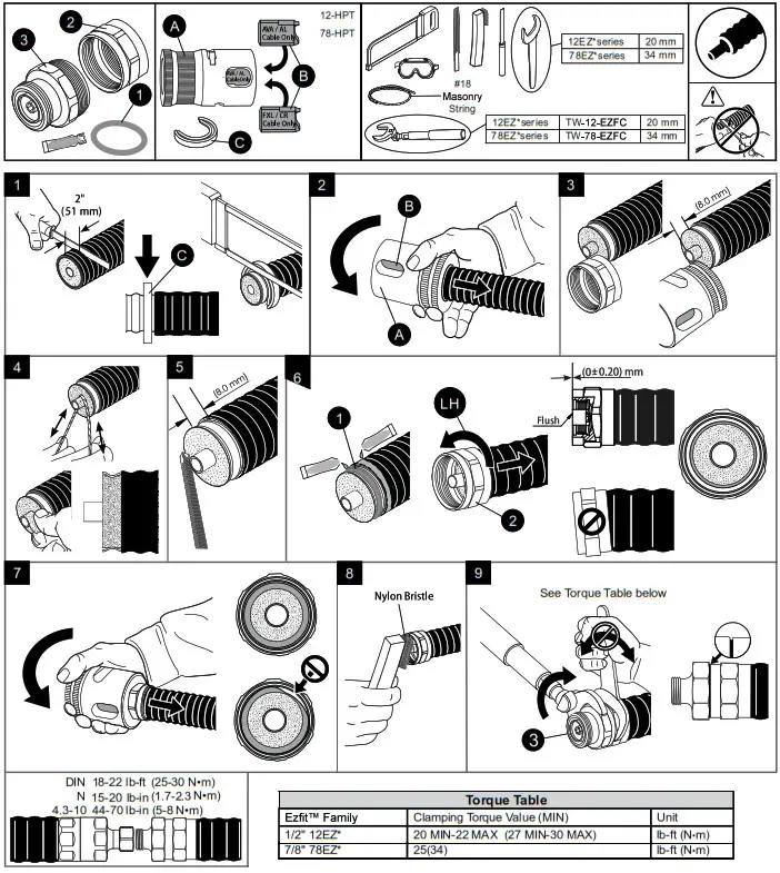 COMMSCOPE 540 EZfit Connectors - overview 2