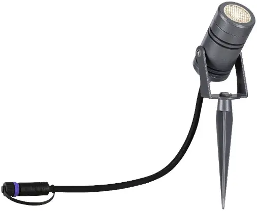 Paulmann 94367 Plug and Shine LED Garden Spotlight