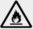 HYUNDAI 68509 Wifi Industrial Construction Dryer User Manual - Warning risk of fire icon