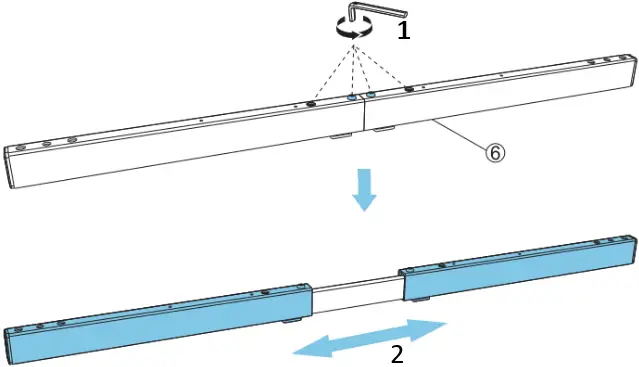 FLEXISPOT EG1-42W Electric Height Adjustable Standing A8a