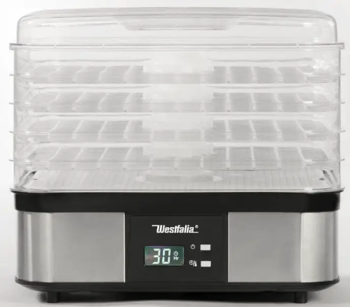 westfalia 98 55 20 Stainless Steel Digital Dehydrator