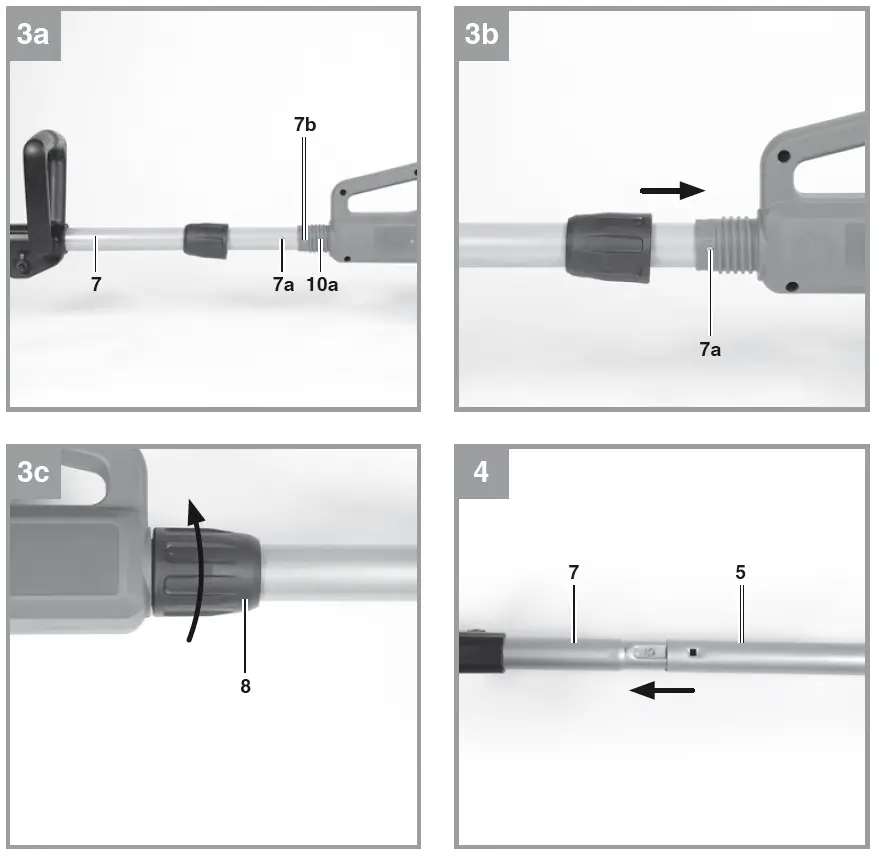 Einhell GE-CR 18 20 Li E Cordless Hoe 3