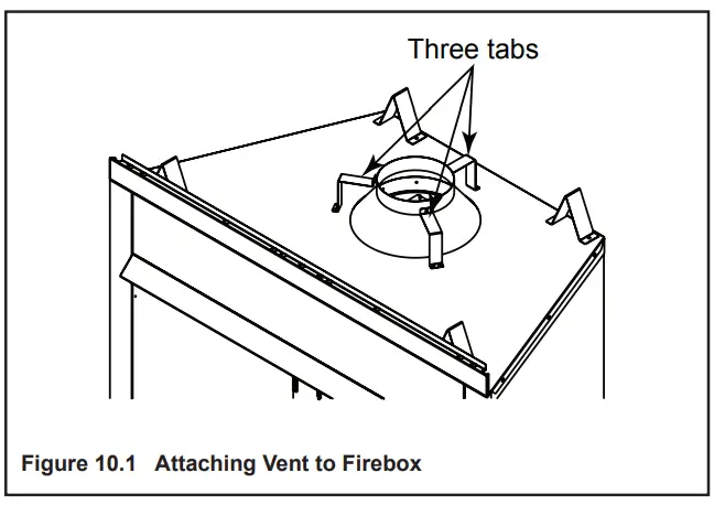 HEARTH HOME RBV4236IH Majestic 42 Reveal Traditional B-Vent Open Hearth Gas Fireplace - Firebox