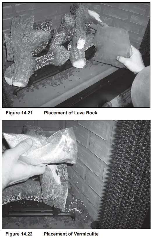 HEARTH HOME RBV4236IH Majestic 42 Reveal Traditional B-Vent Open Hearth Gas Fireplace - Firebox9