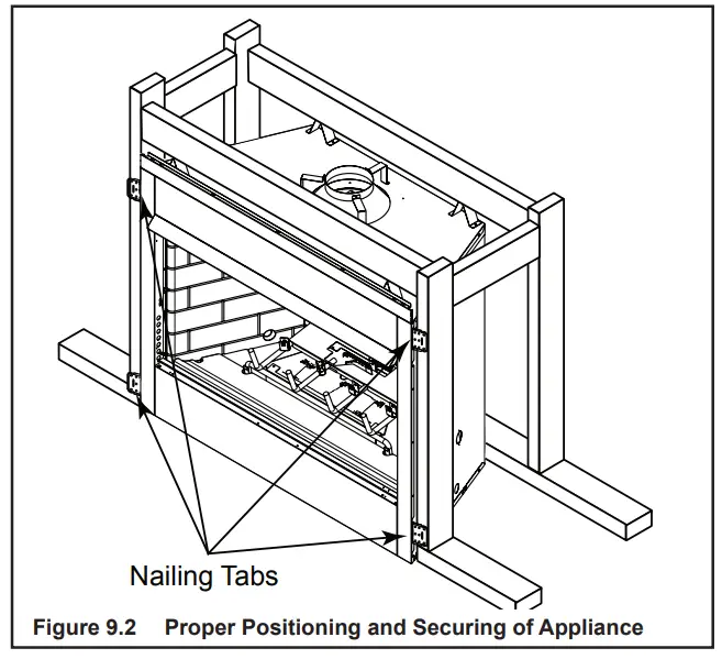 HEARTH HOME RBV4236IH Majestic 42 Reveal Traditional B-Vent Open Hearth Gas Fireplace - Mantels6