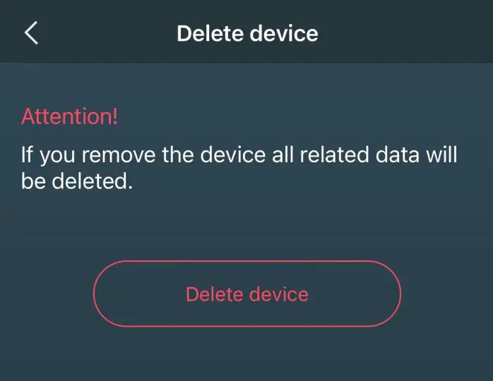 Delete device