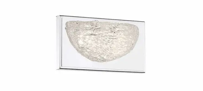 George Kovacs P5441-077-l Modern Ice Modern Chrome Led Wall Sconce Instruction Manual
