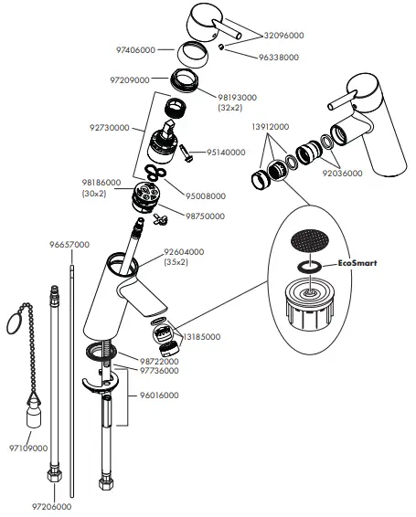 hansgrohe-32040000-TALIS-S2-Lever-Basin Mixer-fig-8