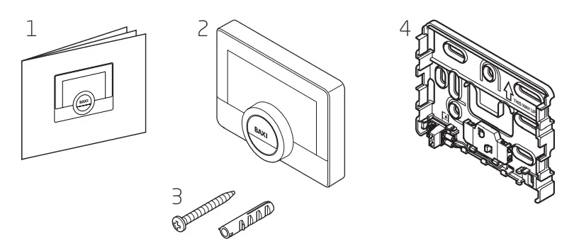 BAXI uSense 2 Wired Smart Thermostat - box