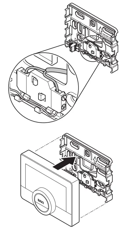 BAXI uSense 2 Wired Smart Thermostat -start 2