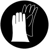 Wear protective gloves a2