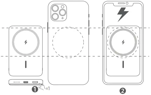 ANKER 622 Magnetic Battery MagGo Foldable Magnetic Charger A3