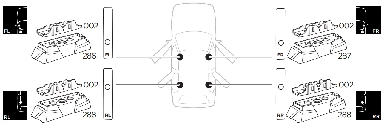THULE 187159 Roof Rack Mounting Kit - THULE 187159 Roof Rack Mounting Kit 1