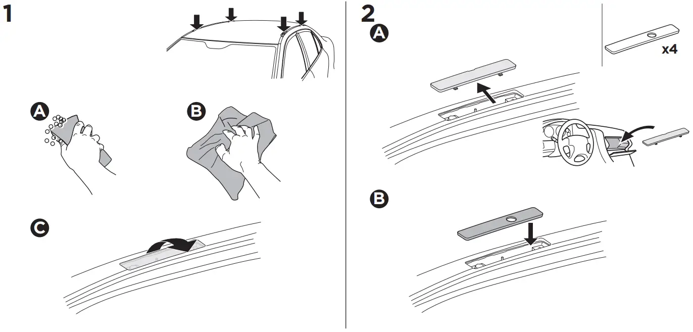 THULE 187159 Roof Rack Mounting Kit - THULE 187159 Roof Rack Mounting Kit 2