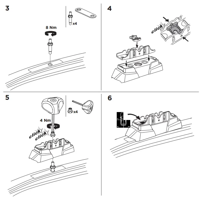 THULE 187159 Roof Rack Mounting Kit - THULE 187159 Roof Rack Mounting Kit 2
