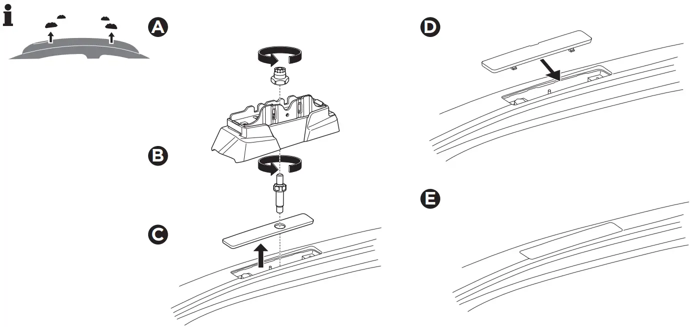 THULE 187159 Roof Rack Mounting Kit - THULE 187159 Roof Rack Mounting Kit 2