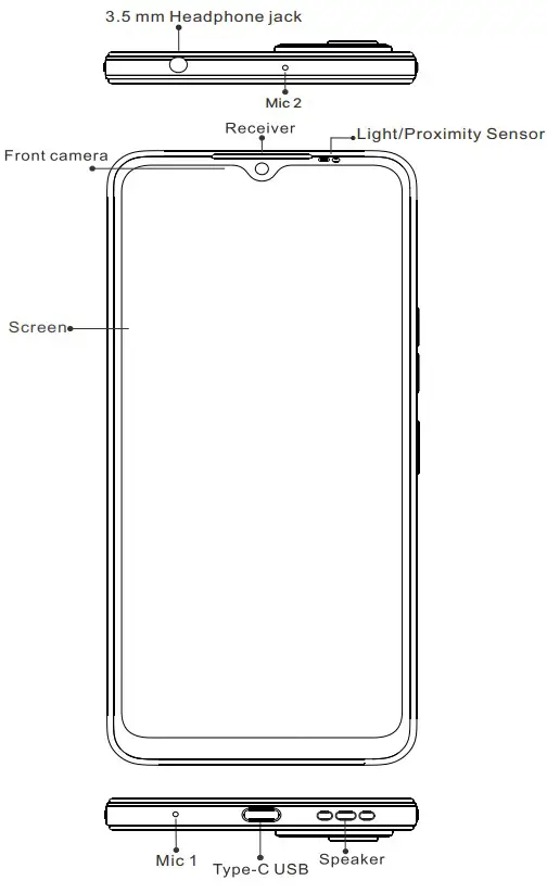 UMIDIGI G5 Smartphone - parts