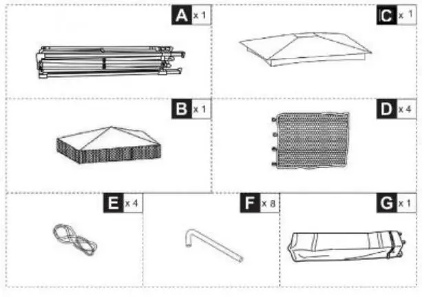 VINGLI-VB0B4D1PDS2-Outdoor-Canopy-Tent-fig 1