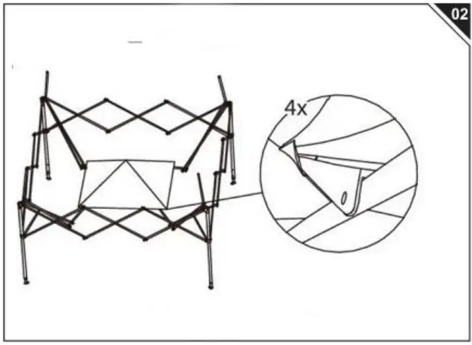 VINGLI-VB0B4D1PDS2-Outdoor-Canopy-Tent-fig 3