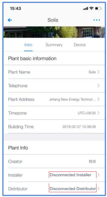 Solis SOL-DLS-LAN Data Logger LAN Stick - setting 19
